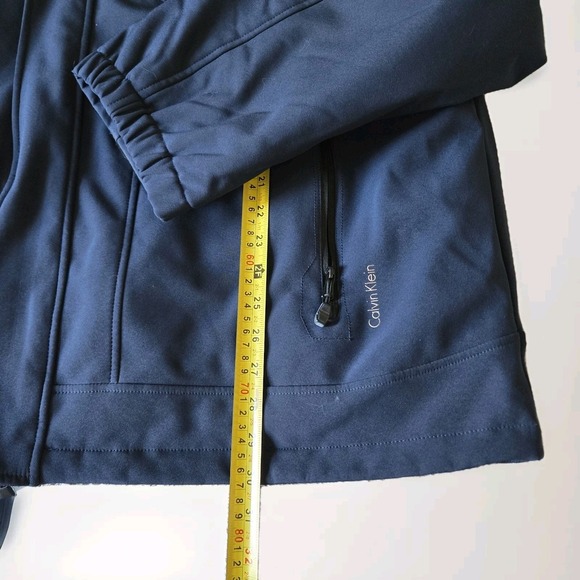 Calvin Klein's 3 in 1 Men's  Sz XXL Water Resistant Blue Hooded Jacket Outdoors - Picture 8 of 16